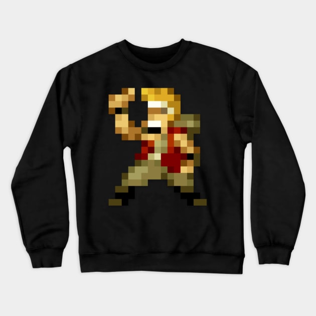 Marco low-res pixelart Crewneck Sweatshirt by JinnPixel